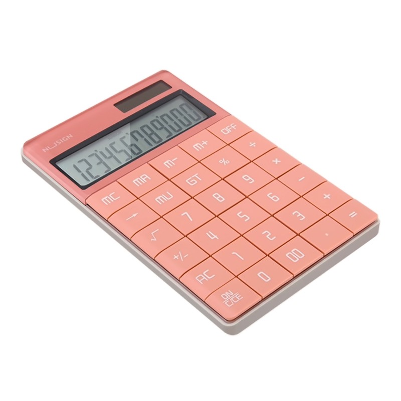 NUSIGN Calculator Widescreen Dual Power Supply School Student Teaching Stationery