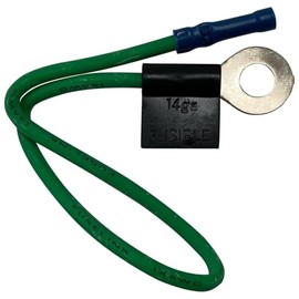 Sherco-Auto Pack of 2 Fusible Link 14 Gauge Ford Starter Solenoid 5/16" Stud Ring Green Wire