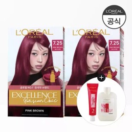 L'Oréal Paris [로레알파리][SSG 단독구성] 로레알파리 엑셀랑스 파리지앵 시크 2개 [증정]TR5 헤어팩50ml [4.11 잉크블루] [L'Oréal Paris][SSG Exclusive Set] L'Oréal Paris Excellance Parisian Chic 2 Pieces [Gift] TR5 Hair Pack 50ml [4.11 Ink Blue]