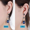 Earring Backs, DCRSLB Durable Round Shape Earrings Backs for Studs