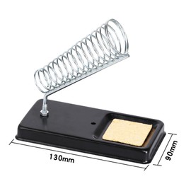 Soldering Iron Stand, Solder Iron Spiral Holder Stand and Sponge, Universal Soldering Iron Holder for DIY, Hobbyists and Professionals