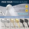 HammerHead Showers® ALL METAL Handheld Shower Head with Hose and