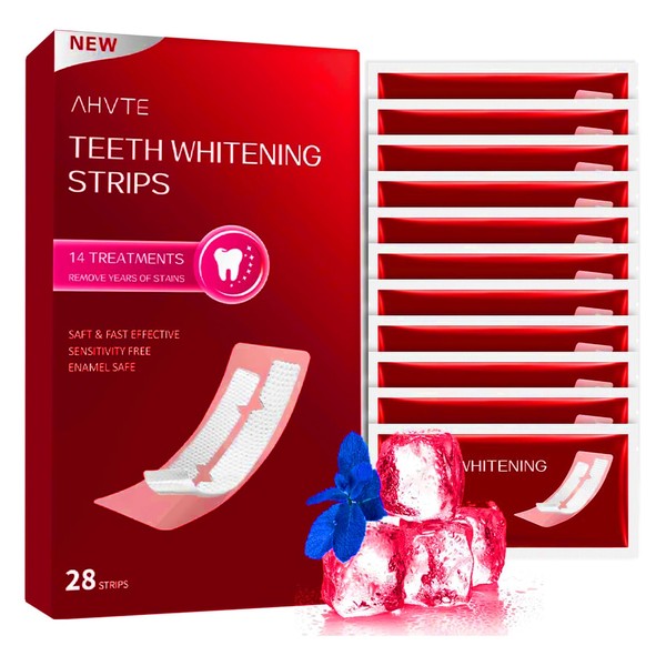 Whitening Strips für Zähne 24 Stück Effektive Zahnaufhellung ohne Rutschen,für