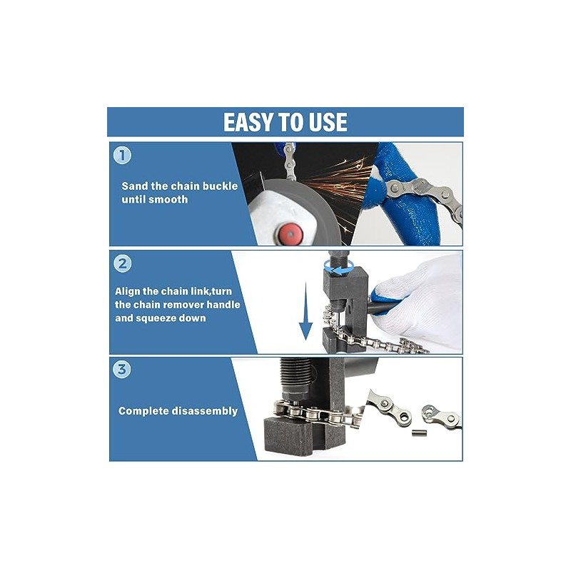 Herramienta de reparación de remaches para motos y motos