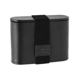 cam-in LCB-026101 Medium Format Film Case, X-Ray Protection, Italian Leather, Black
