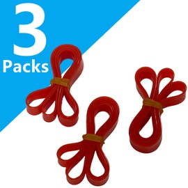 3 Packs Urethane Band Saw Tires 6" Inch x 3/8" Inch x .095" Fit for 3-wheel 10" Craftsman Band Saw Models: 133.244510, 113.244512 & 113.244513