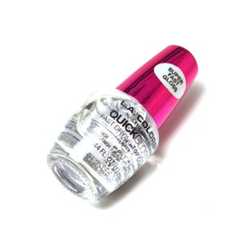L.A. Colors 1 Salon Fabulous Nail Treatments - Quick Gloss Fast Drying Top Coat Polish Lacquer CNL522 + Free Zipper Bag
