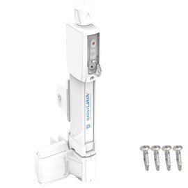 D&D Technologies ML3VPKAWT MagnaLatch Vertical Pull, Child & Pet Safety Magnetic Gate Latch and Lock, for Any Square Gate White
