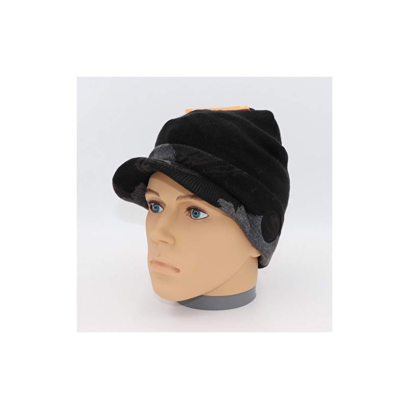 Guru Peak Beanie Camo Black