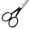 JARVISTAR Black Nail Scissors - 4 Inch Sharp Stainless Steel
