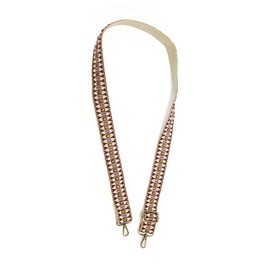 Joy Susan Women's Fashon Crossbody Purse Replacement Strap - 1.5 Inch Wide Maroon Studded Embroidered Guitar Strap