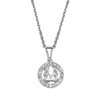 Vinani Pendant Zodiac Sign Gemini Zodiac Horoscope with Zirconia White