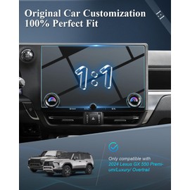 BIBIBO for 2024 2025 Lexus GX 550 Accessories Screen Protector 2024 2025 Lexus GX 550 Premium/Luxury/ Overtrail 14" Display [Anti Glare Tempered Glass Anti-Scratch Ultra-Clear]Lexus GX 550 Accessories 2025 2024