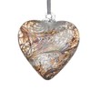 Sienna Glass HR8PASTELGO Friendship Heart, Gold, Small