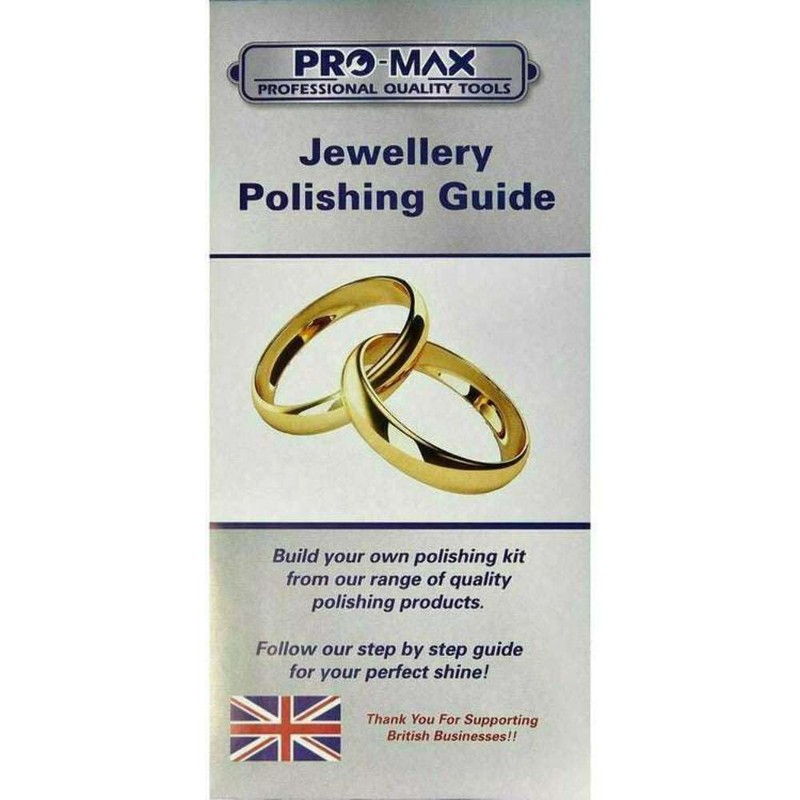 Pro-Max Jewellery Bench Grinder Polishing Kit Machine 7pc - 4"