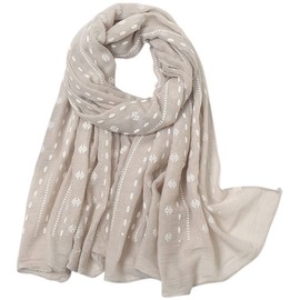 MAIRY Scarf Women's Stole Women's Festive Multifunctional Scarf Stole Colours Polyester Colourful Multicoloured Scarves & Scarves Neckerchief for All Year Round XXL Scarf Women's Scarf, M14205