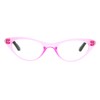 SA106 Womens Retro Design Narrow Cat Eye Plastic Reading Glasses