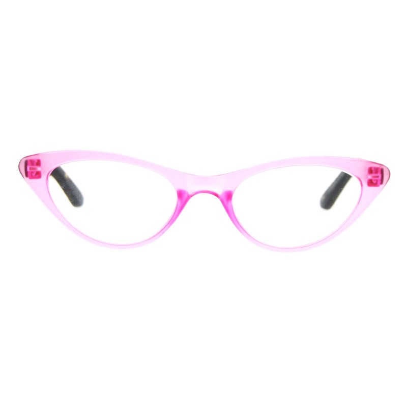 SA106 Womens Retro Design Narrow Cat Eye Plastic Reading Glasses