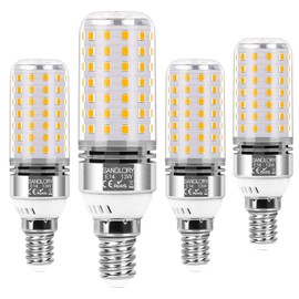 SanGlory 13W E14 LED Glühbirnen, 1400LM LED Lampe E14 Warmweiss 2700K ersetzt 100W Glühlampe, 360° Abstrahwinkel E14 Leuchtmittel, Energiesparlampe E14 Mais Birne Nicht Dimmbar, 4er-Pack