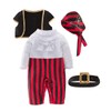 LXKIKMM May's Baby Boys Captain Infant Costumes Cap Stinker Pirate