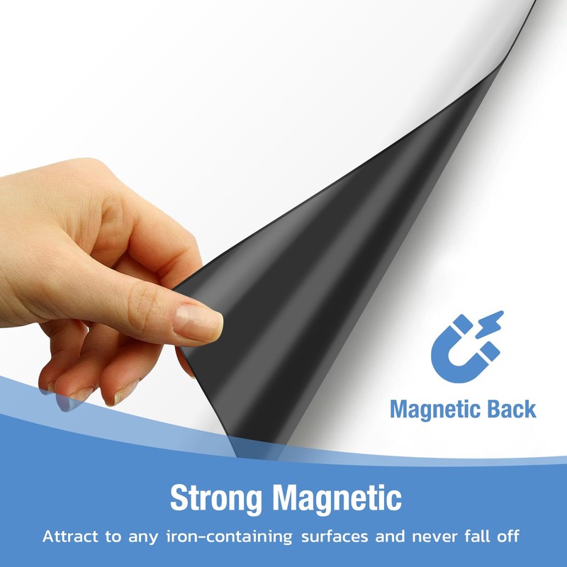 HOMiDEK Magnetic Whiteboard for Fridge, 3 Pack Small Magnetic Dry