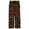 Bioworld Emojione Poop Emoji All-Over-Print Men's Sleep Lounge Pants, Black