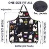 ENSIANTH Samoyed Aprons Samoyed Lover Gifts Samoyed Kitchen Aprons With
