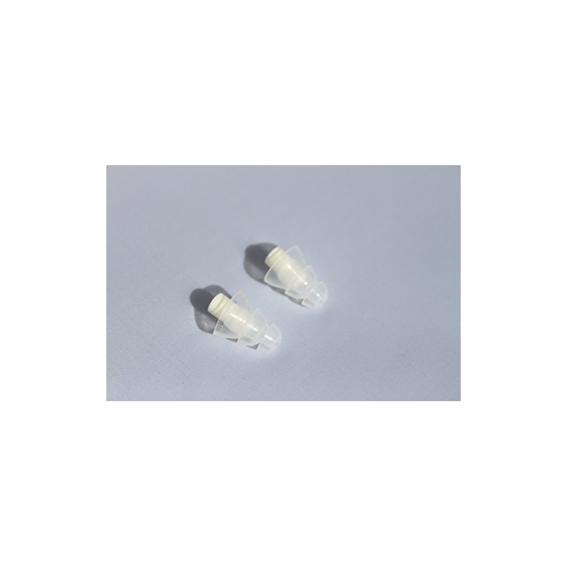 SpentShells® Reusable White/Clear Ear Plugs Noise Filtered Ear Plugs with
