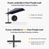 PURPLE LEAF Patio Umbrella Base SBL4090 Water &Sand Filled Weighted