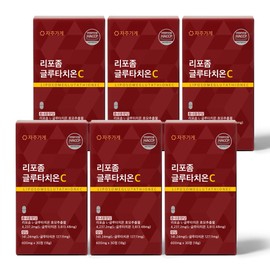 Jaju Store Liposome Glutathione Phospholipid Coating L-Cysteine ​​Low Molecular Collagen Peptide 30 tablets x 6 / 자주가게 리포좀 글루타치온 인지질코팅 엘시스테인 저분자 콜라겐 펩타이드 30정 x 6개