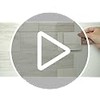 Vamos Tile 4-Piece Glossy Wooden Marble Grain Peel and Stick