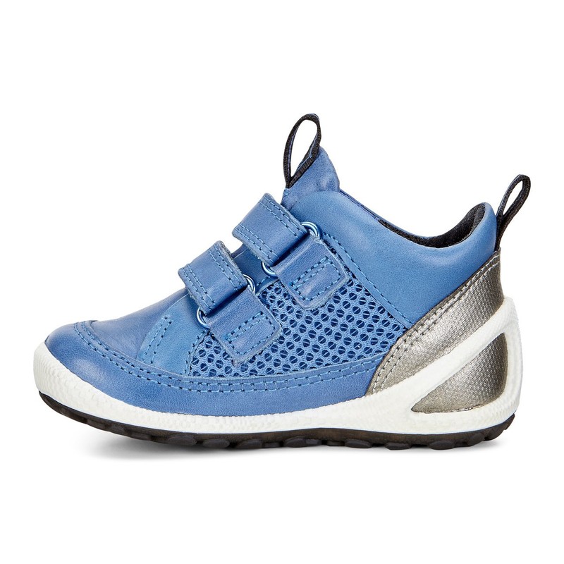 ECCO Boy's Biom LITE Infants Walking Baby Shoes, Blue (Silver