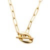 Cream Dot Necklace, Women's, Popular, Hypoallergenic, Stainless Steel, Surgical Stainless