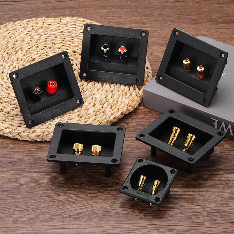 MECCANIXITY 2.68 Inch Speaker Box Terminal Cup, 2-Way Subwoofer Plug