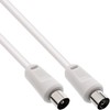 InLine 69410 10 m White Coaxial Cable – Male/Female Coaxial