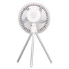 Tripod Desk Fan with Light USB Rechargeable Battery Operated 3