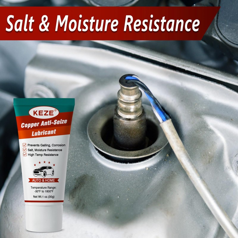 Keze Copper Antiseize Thread Lubricant Grease Rust and Corrosion Protection