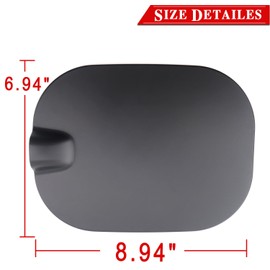 84745974 Fuel Filler Door Fuel Door Cover Compatible with Chevy Silverado 1500 2019-2025 with 6.6 FT Bed Only