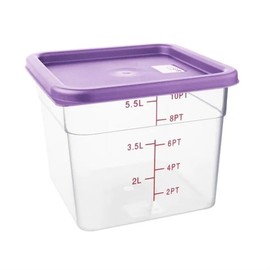 Hygiplas Square Purple Lid to fit - Medium 5.5/7Ltr