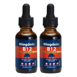 2 Pack Vitamina B12 Metilcobalamina Arandano 600 Tomas 30 Ml Arándano                                                                                 
