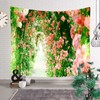 Summer Rose Flower Arch Tapestry Large Wall Hanging Backdrop Wall