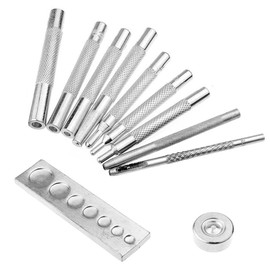 Sumncaon 11PS/Set Leather Craft Hollow Hole Puncher with base included.