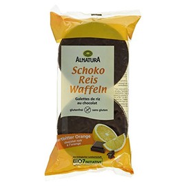 Alnatura Organic Rice Wafers Dark Orange, 100 g