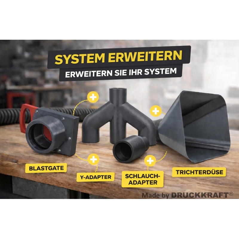 DRUCKKRAFT 3-Way Junction Pipe DN50 - DN40 | Junction Piece
