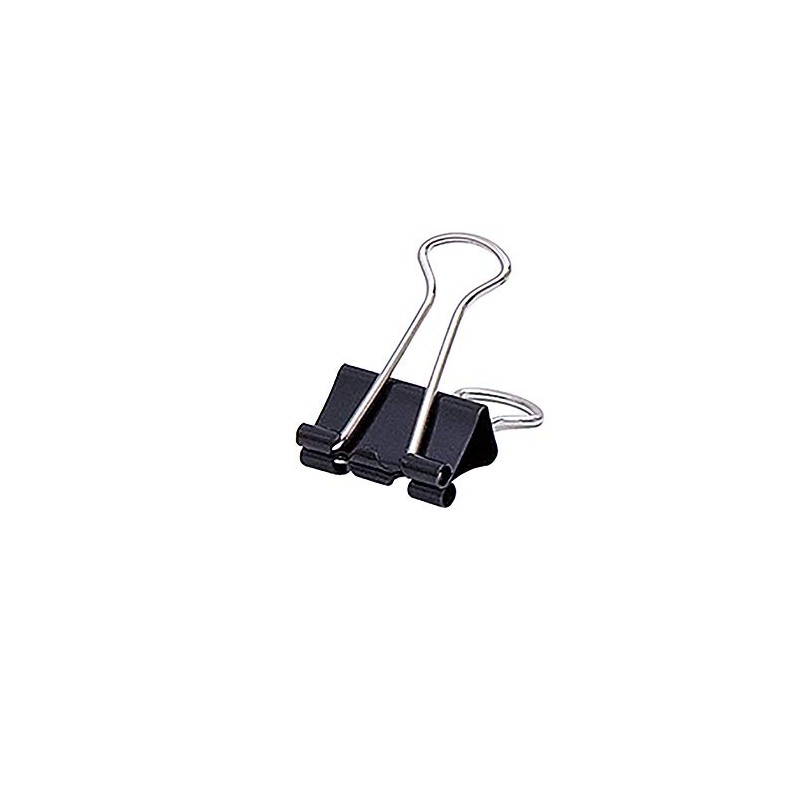 Soennecken Foldback Clip 1563 19 x 7 mm Black Pack