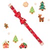 Tunkoo Christmas Dog Collar with Elegant Bow Tie Soft Comfy