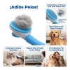 Cepillo Cardina Quita Pelos Perros Gatos Autolimpiable Suave