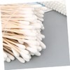 Baluue PET Cleaning Cotton Swabs 600-Piece Set Single Head Wooden