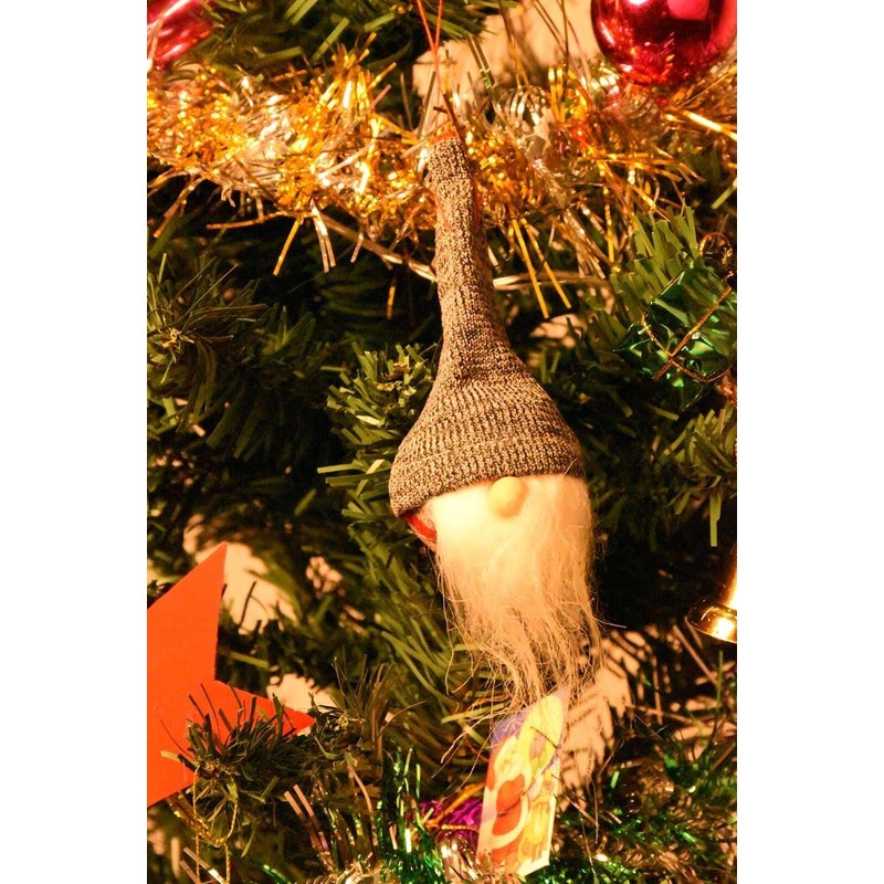 True Face Christmas Ornaments 3 Pieces Tree Hanging Pendants Gnome