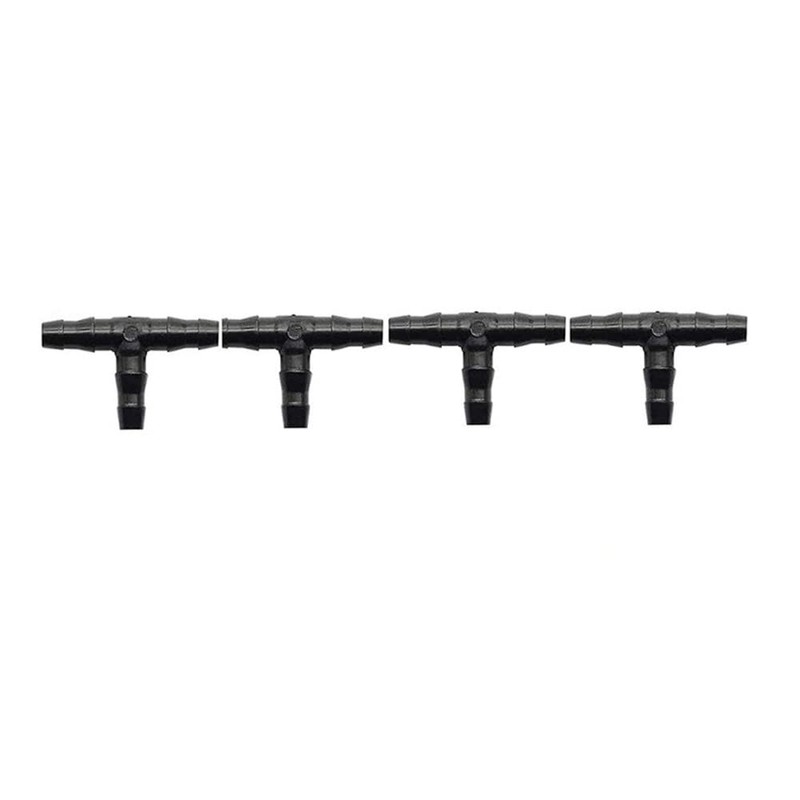Pack of 200 T-Piece Irrigation System 1/4 Inch Barbed Hook